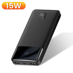 Baseus power bank 10000mah carregador portátil powerbank 10000 bateria externa pd 15w carregamento rápido para iphone 13 xiaomi poverbank é boa?