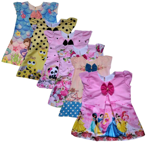 Vestido Princesa Sofia Infantil Luxo Estilo Boneca 1-6 anos