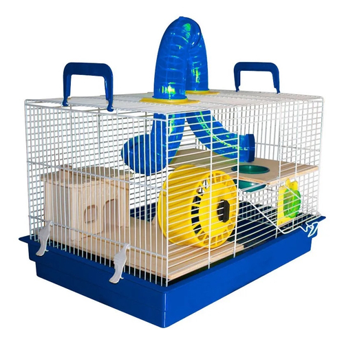 Gaiola Hamster Natureza Tubos Divertidos Azul em Promoção na Americanas