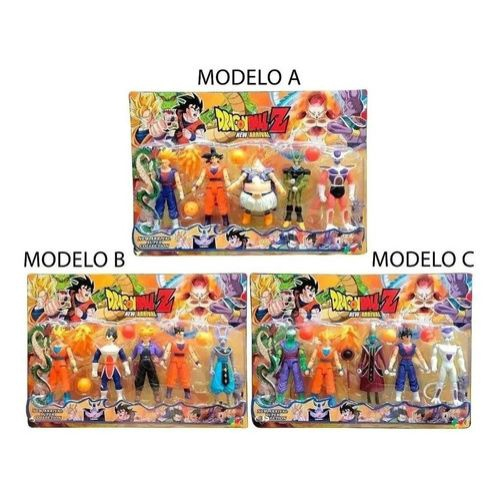 Kit Boneco Dragon Ball Z Action figure Goku, Bills, Majin Boo, Zamasu,  Shenlong e Esféras do Dragão