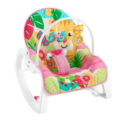 Cadeirinha para Bebê Com Mobile Tigre Rosa - Fisher Price Menor preço em Cadeirinha para Bebê Com Mobile Tigre Rosa - Fisher Price