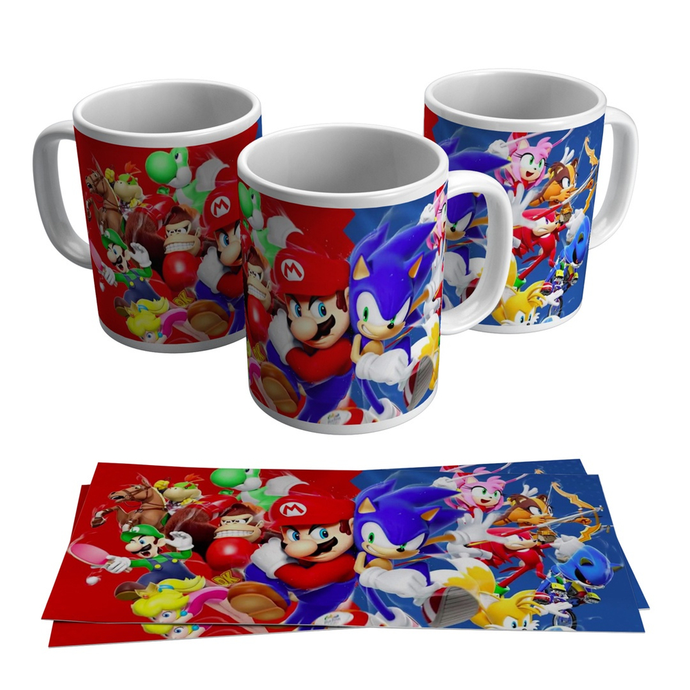 Caneca Do Jogo Super Mário Bros Personalizada Canecas Geek