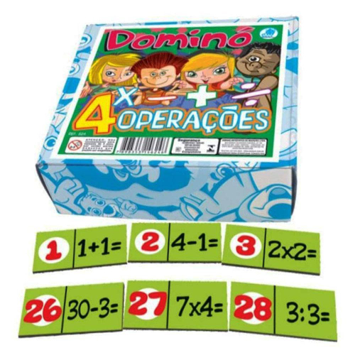 Jogo Educativo de Matemática e Pedagógico Quatro Operações em Promoção na  Americanas