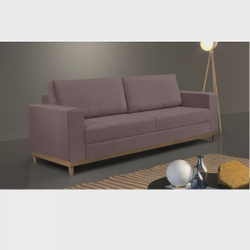 Menor preço em Sofá Living 180cm Lunna Estofados Arpaan Rose