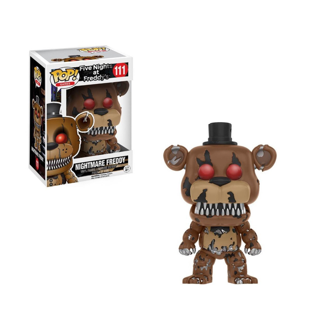 Funko Pop Nightmare Freddy #111 - Five Nights at Freddy's em Promoção na  Americanas