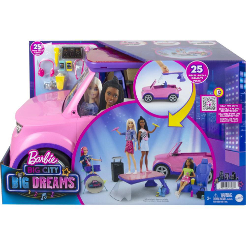 Barbie Big City Big Dreams Carro Transform vel GYJ25 Mattel