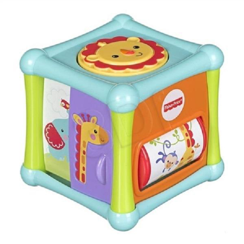 Fisher Price Cubo Animaizinhos Divertidos Mattel Bfh80 em