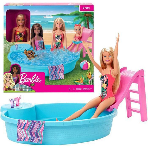 Casa Barbie Piscina Boneca