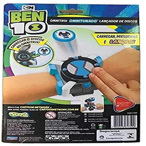 Ben 10 - Omnitrix Lançador de Discos - Sunny na Americanas Empresas