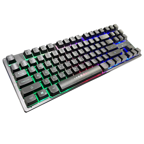 Kit Teclado + Mouse Semi Mecânico Gamer Led Rgb Óptico M800 Luuk Young