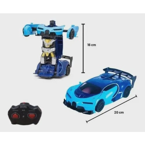 Carro Carrinho Controle Remoto Brinquedo Infantil Vira Robo