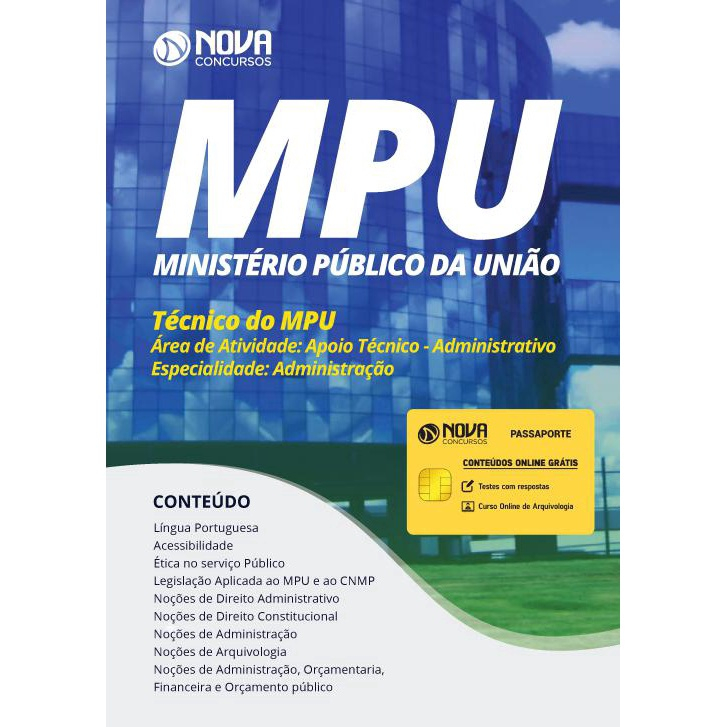 Apostila Mpu 2018 - Técnico Do Mpu Em Promoção Na Americanas