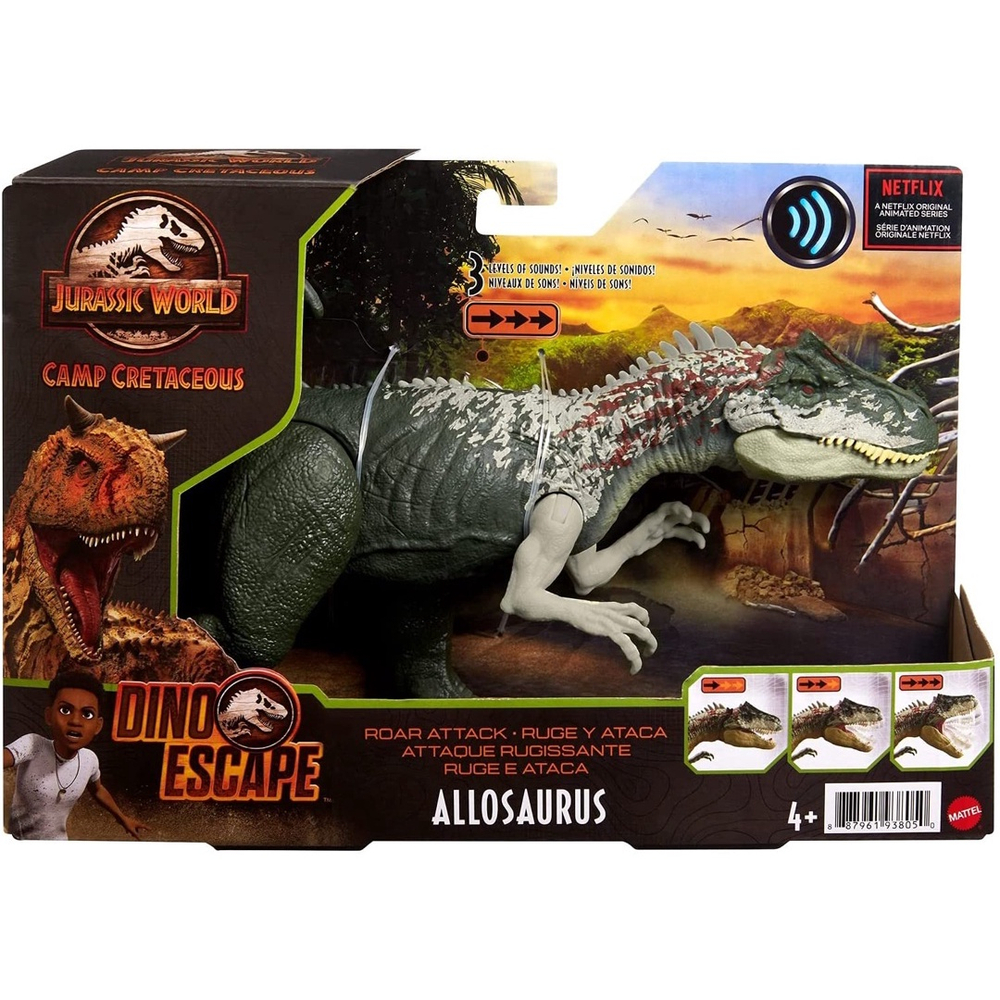 Dinossauro Jurassic World T-Rex com Sons 30 cm Mattel