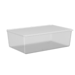 Pote em plástico Coza Basic 4,5 litros natural