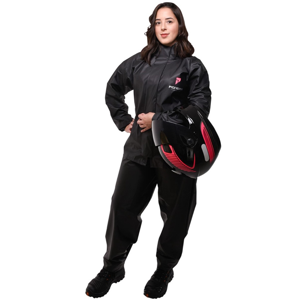 Capa de Chuva Feminina Pioneira de pvc Combate com Capuz em Promoção Ofertas na Americanas