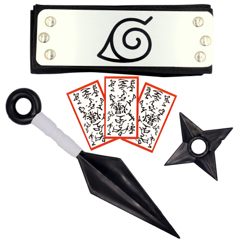 Kunai Naruto Completo Fantasia Naruto + Kit Ninja + Premium