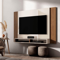 Painel Tokyo Tv Até 43'' 2 Nichos Off White/Naturale é boa?