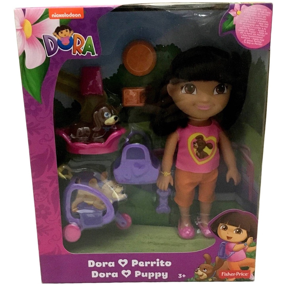 Conjunto Boneca Dora Aventureira E Pet Cachorro Fisher Price em Promoção na  Americanas