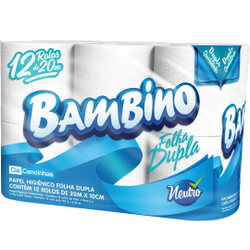 Papel Higiênico Bambino Folha Dupla C/12 Rolos é boa?