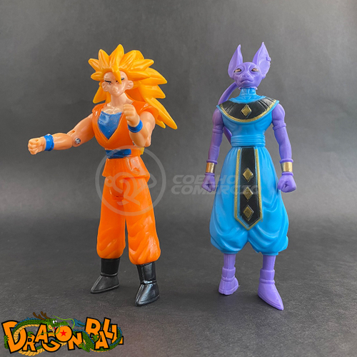 Kit Boneco Dragon Ball Z Action figure Goku, Bills, Majin Boo, Zamasu,  Shenlong e Esféras