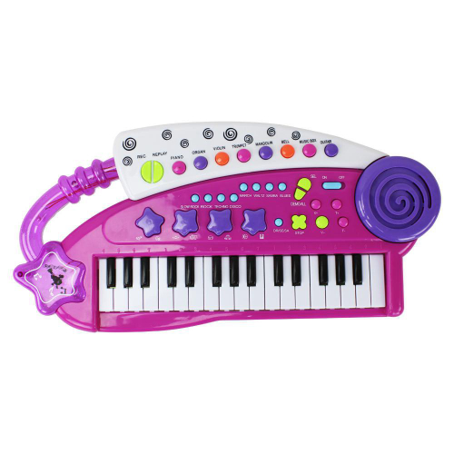 Teclado Piano Infantil Musical Bebê 31 Teclas com Som de Animais