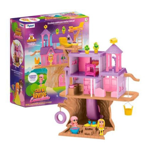 Polly Pocket Pollyville Aventuras na Casa da Árvore Mattel