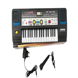 Teclado Elétrico Musical Infantil Com Microfone E Fonte Menor preço em Teclado Elétrico Musical Infantil Com Microfone E Fonte