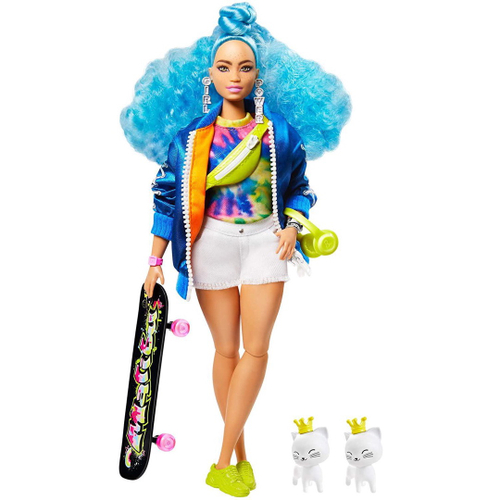 Barbie - Boneca caucasiana com cabelo extra longo, roupa e