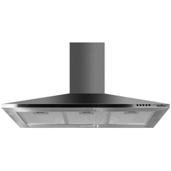 Menor preço em Coifa de Parede Britânia BCO955I Plana Pirâmide 90cm Touch 2 em 1 Dupla Função, Depurador e Exaustor, 3 Velocidades 127V 220V