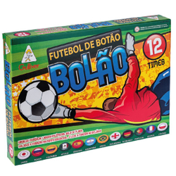 Jogo Futebol de botão 12 times mundiais - Gulliver- 10918 Menor preço em Jogo Futebol de botão 12 times mundiais - Gulliver- 10918