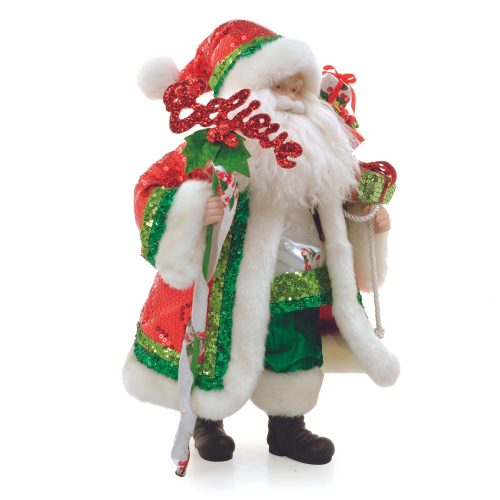 Papai noel com roupa sales verde