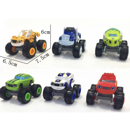 Kit Blaze Monster Machines 6 Carrinhos Fricção Barato Super Oferta no  Shoptime