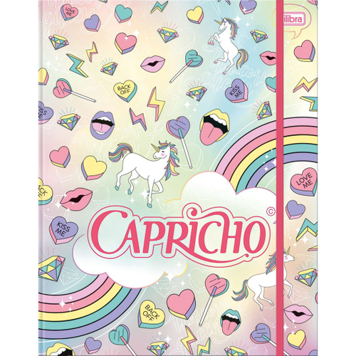 Caderno Elástico De Unicornio Desenho Promoção