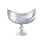 Centro De Mesa Oval Com Pé Linum Studio Crystal