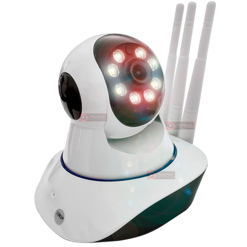 C mera Ptz Ip Hd Wireless Wifi Audio Sd P2p Ir cut Vis o Noturna
