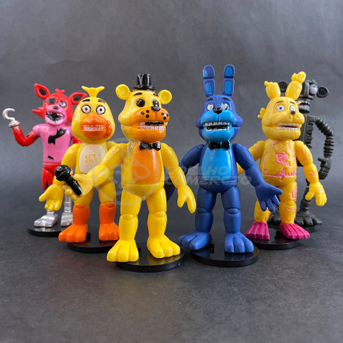 Kit 6 Bonecos Five Nights At Freddy 'S Action Figure Nº15 - Casa & Vídeo