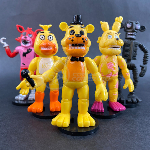 Kit 6 Bonecos Bonequinhos Five Nights At Freddy 's FNAF Brinquedo Infantil  Criança Action Figure - Ri Happy