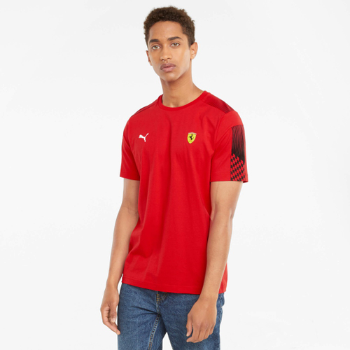 camiseta puma masculina vermelha