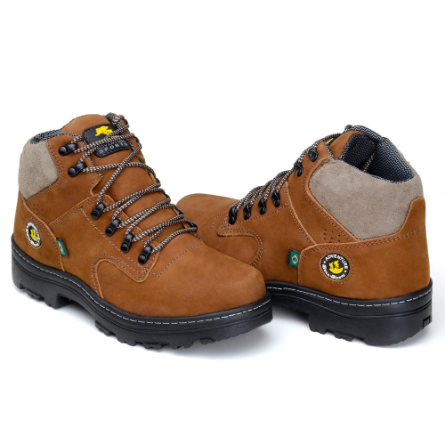 Bota Masculina Caterpillar em Couro Marrom, Adventure Shoes