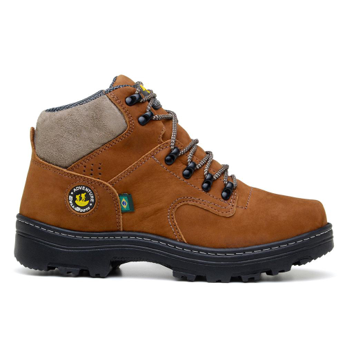 Bota caterpillar couro botina marrom adventure em Promoção na Americanas