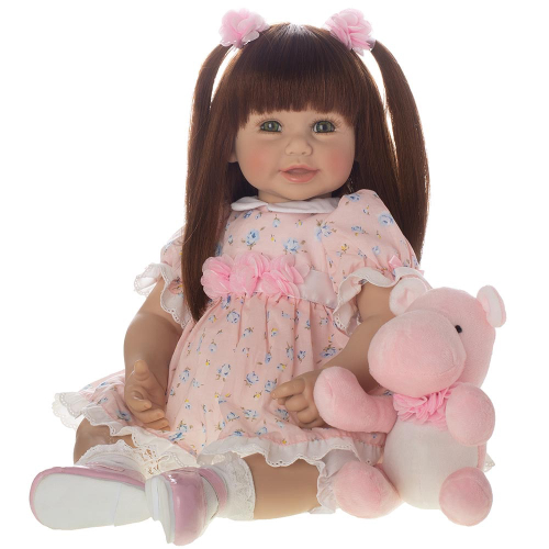 Roupa Para Boneca Bebê Reborn Laura Baby Pink Bear em Promoção na Americanas