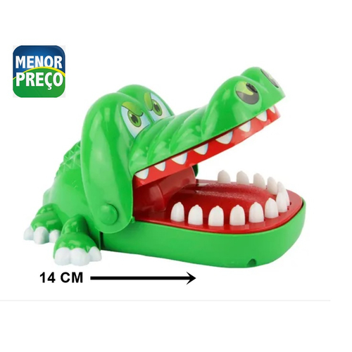 Mini Jacaré Brinquedo Crocodilo Jogo Dentista Morde Dedo