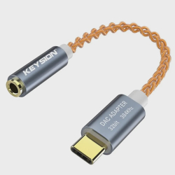 Cabo adaptador P2(3.5mm) para USB Tipo-C dac - Cinza Menor preço em Cabo adaptador P2(3.5mm) para USB Tipo-C dac - Cinza