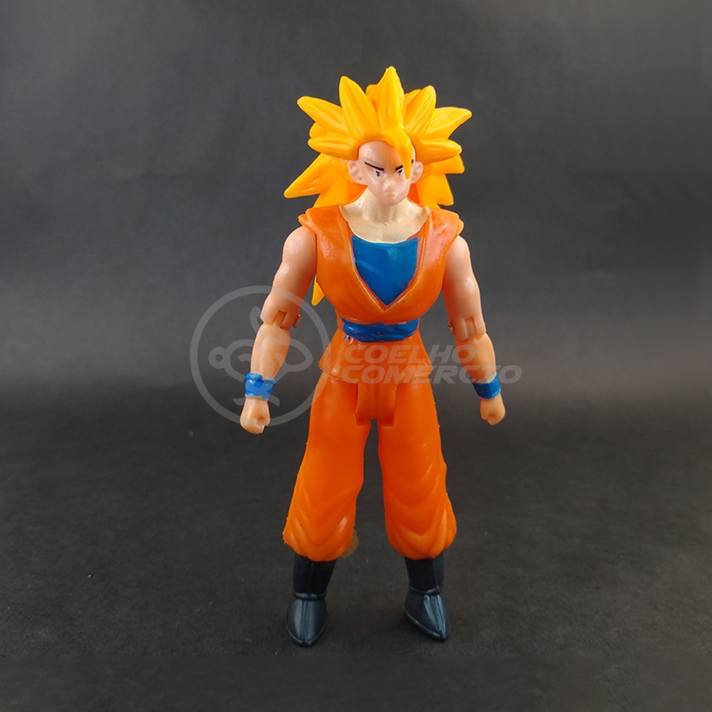 Kit Boneco Dragon Ball Z Action Figure Goku, Cell, Goku Black