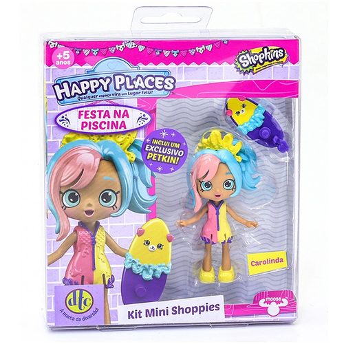 Shopkins Happy Places Kit Mini Shoppies Surpresa Dtc 4479 no Shoptime