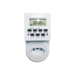 Timer Digital Bivolt lcd Programável Temporizador Tomada Menor preço em Timer Digital Bivolt lcd Programável Temporizador Tomada