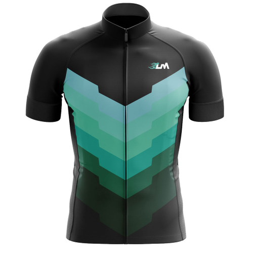 camisa ciclismo preta masculina