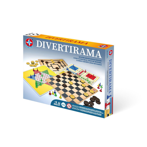 Jogo Divertirama Quatro jogos Divertidos Estrela - 10015 em Promoção na  Americanas