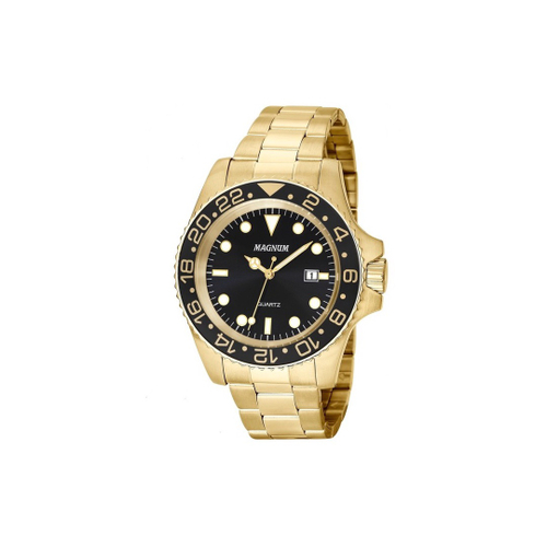 Relógio Magnum Feminino MG27453D Prata/ Dourado