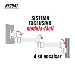 Suporte Tv Até 48 Nf2041 Tri-Articulado Multiforma Menor preço em Suporte Tv Até 48 Nf2041 Tri-Articulado Multiforma